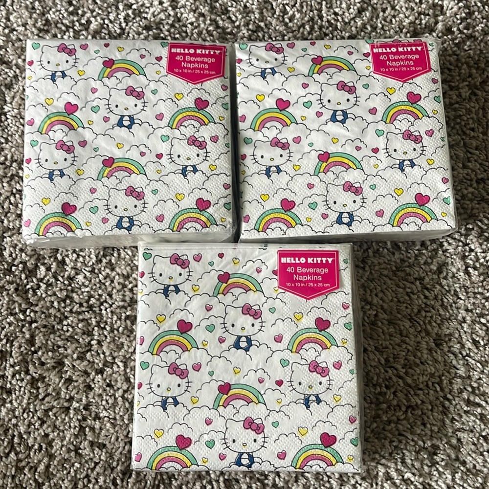 Hello kitty napkins